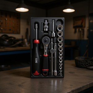 ชุดตู้เครื่องมือพร้อมประแจบล็อกและดอกไขควงสำหรับซ่อมยานยนต์ - Product Image 3