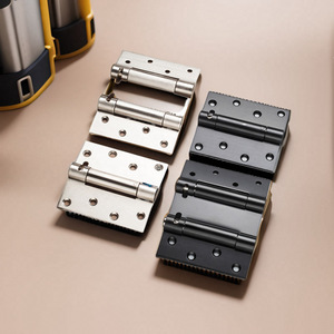 Stainless Steel <b>Spring</b> <b>Hinge</b> 15-55kg Adjustable Speed Concealed Door <b>Hinge</b> For Double Opening Doors - Product Image 1