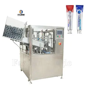 Toothpaste Making Paint Cream Ointment Aluminum Soft Cosmetic Toothpas Plastic Tube Filling And Sealing Machine