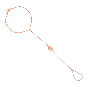 Dangnel 925 gümüş nazar el zinciri göz bilezik sarkan yüzük ile Dainty bilek takı kadınlar için 14K altın seçenekleri - Product Image 5