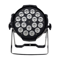 Promo Besar Lampu LED Par 18X10W RGBW 4in1 Pencampur Warna untuk Pesta Pernikahan, DJ, Disko, Bar, Teater, Panggung, Taman Hiburan, Pencahayaan RGBW