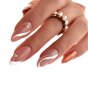 Haute qualité amande cercueil paillettes <span class=keywords><strong>faux</strong></span> <span class=keywords><strong>ongles</strong></span> mignon Design autocollants avec <span class=keywords><strong>colle</strong></span> économique presse <span class=keywords><strong>ongles</strong></span> boîte <span class=keywords><strong>prix</strong></span> court <span class=keywords><strong>faux</strong></span> <span class=keywords><strong>ongles</strong></span> - Product Image 1
