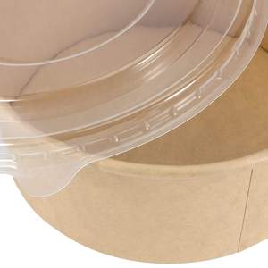 Bol à lunch en carton biodégradable de qualité alimentaire, imperméable et résistant à l'huile, 500-1500 ml, pour collations, <span class=keywords><strong>hamburgers</strong></span>, lait, biscuits, salades - Product Image 3