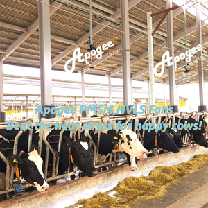 Grote gebruikte industriële HVLS-plafondventilatoren voor veeteelt met energiebesparende motor - Product Image 4