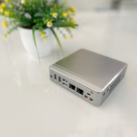 Qotom Core I3 7100U PC Mini computadora de escritorio PC NUC Thin Client Bareone Firewall Mini PC con ventilador