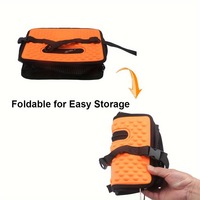 Panier pliable léger et portable, filet de pêche flottant, panier à séchage rapide, cage de rangement pour appâts de pêche avec revêtement en caoutchouc