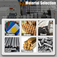 Servicios de Mecanizado de Titanio por Torneado CNC, Piezas de Fresado de Precisión, Servicios de Mecanizado de Precisión para Piezas Torneadas de Latón y Aluminio
