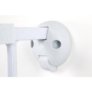 Barrière de sécurité 3-en-1 en métal à 5 panneaux, longueur réglable, fermeture automatique, pour bébé, animaux domestiques et cheminée, installation facile - Product Image 5