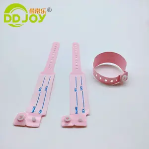 Customized disposable medical wristbands ID wristband for hospital patiens Use