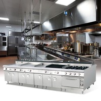 Peralatan Dapur Hotel Restoran Komersial Baja Tahan Karat Industri Set Lengkap Desain Modern Garansi 1 Tahun (Satu Paket)
