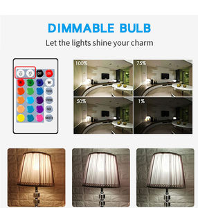 <span class=keywords><strong>Rgbw</strong></span> <span class=keywords><strong>LED</strong></span> hồng ngoại điều khiển từ xa bóng đèn với AC100-240V 6 Wát E27 cơ sở mờ giáng sinh trang trí bầu không khí <span class=keywords><strong>LED</strong></span> ánh sáng - Product Image 4