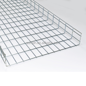 Cross Clip <strong>Wire</strong> Mesh Cable Tray Stainless Steel 304 316 Basket Cable Tray Under <strong>Desk</strong> Cable <strong>Management</strong> - Product Image 6