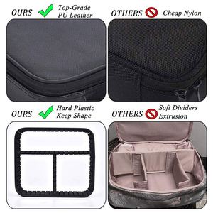 BSCI factory Travel <b>Makeup</b> Bag Large Cute Cosmetic,for Women Leather <b>Case</b> <b>Professional</b>,Train <b>Case</b> Organizer with Adjustable - Product Image 2