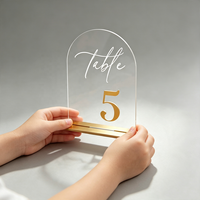 Numéros de Table en Acrylique en Gros 2026 (1 à 40) pour Mariage