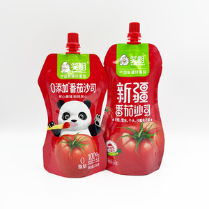 200ml/250ml/360ml en plastique Squeeze Honey Spout Pouch Ketchup Bbq Sauce <span class=keywords><strong>Tomate</strong></span> Sac <span class=keywords><strong>d</strong></span>'emballage <span class=keywords><strong>avec</strong></span> buse - Product Image 4