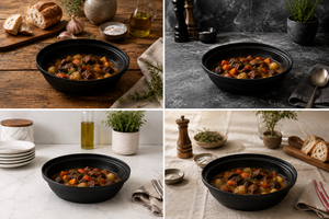 Tajine <span class=keywords><strong>marocain</strong></span> personnalisé en fonte émaillée, cocotte, plat de cuisson, <span class=keywords><strong>prix</strong></span> usine OEM ODM - Product Image 3