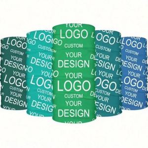 En gros, Bandanas tubulaires multifonctionnels sans couture 100% Coton, cache-cou, cache-visage, pour le sport, personnalisables - Product Image 6