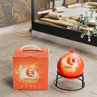Extincteur automatique miniature TENYU TY01-0600B à poudre sèche ABC rouge 0,6 kg avec alarme 120 dB pour la lutte contre les incendies