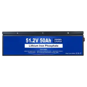Экологичный литиевый аккумулятор Lifepo4, 48 В, 50 А · ч, 2560 Вт, 3,2 В, LifePo 4, пластиковый корпус - Product Image 2