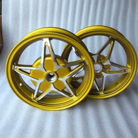 Toptan 12 inç jant 12 ''alüminyum alaşım jant tay modifiye tekerlekler vespa150 vespa300 scooter için suit