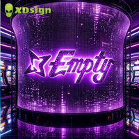 Letrero LED Personalizado XDSign, Letras de Canal 3D con Efecto Cielo Estrellado, Letrero Publicitario para Fachada de Tienda, Control por Bluetooth, Resistente al Agua