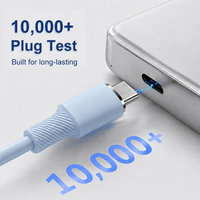 Cable Magnético de Silicona Tipo-C de 16 Pines, 100W, Carga Rápida, USB C a C, Cable Trenzado Multifunción con PD para Apple