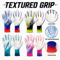 Guantes de Portero de Fútbol de Látex Aiju, Ligeros, Transpirables y Antideslizantes para Adultos/Adolescentes