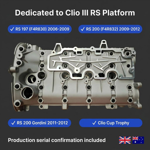 Conjunto de Cabeza de Cilindro F4R 830 832 2.0L 16V DOHC para Renault <span class=keywords><strong>Clio</strong></span> III RS <span class=keywords><strong>197</strong></span> 200 OEM 110413839R 7711368698 Performance - Product Image 3