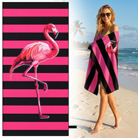 Factory Direct Sales Customized Quick Dry Cartoon Pattern Modern Polyester Beach Swimming Towels