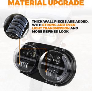 Xe máy tín hiệu tất cả trong một Led Đèn Pha cho Harley Davidson Road Glide 1996-2013 - Product Image 3