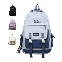 Sac à dos mode Super Septembre grande capacité logo personnalisé extérieur étanche en nylon pour étudiants vente en gros d'usine