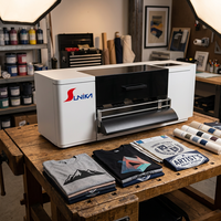 Imprimante DTF Sunika 12 pouces F1080 pour petites entreprises, T-shirt, garantie 1 an, découpe automatique CMYKW, contrôle mobile