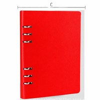 Carnet à anneaux A5 personnalisable avec logo, rechargeable, pour affaires, école, bureau, journal, promotionnel, vente en gros