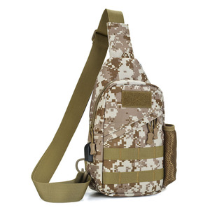 DFB801 Tactical Crossbody Chest <b>Pouch</b> Camouflage Oxford Cloth Waterproof Outdoor Single Shoulder Bag for <b>Men</b> - Product Image 5