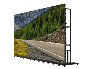 Panel LED de pie para eventos, gabinete de hierro, pantalla LED P3.91 de 500x1000 mm HD, animación de pared LED para tiendas minoristas - Product Image 2