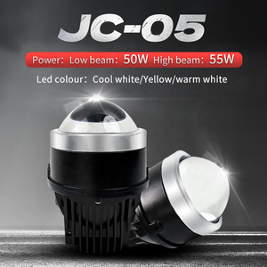 JC-05 Prix les plus bas pendant 180 jours, projecteurs de phares <span class=keywords><strong>antibrouillard</strong></span> <span class=keywords><strong>LED</strong></span> personnalisés tricolores 110W, lentille de projecteur, phares <span class=keywords><strong>antibrouillard</strong></span>/de conduite pour voitures universelles - Product Image 2