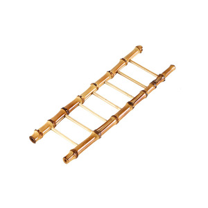 <b>Bamboo</b> <b>Ladder</b> Cup Holder Rectangle Shape Table Decoration For Tea Set Serving - Product Image 5