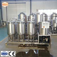 Fermenteur conique Homebrew en acier inoxydable 100L 200L avec refroidissement de fermentation pour équipement de brassage de bière