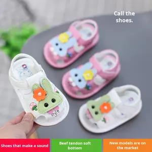 아기 소녀를위한 공주 여름 샌들 부드러운 단독 유아 운동화 For1-3 세 어린이 - Product Image 2