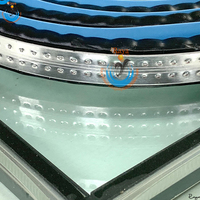 Ouyun 6A-27A Espaciador Moderno de Goma Butilo para Puertas, Vidrio Aislante de Doble Acristalamiento, Borde Flexible Térmico, Fácil Instalación con Tornillos, 1 Año de Garantía