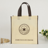 Sac de shopping en tissu non tissé écologique et recyclable personnalisé avec fermeture à bouton et design tendance