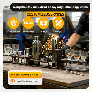 Juego de <span class=keywords><strong>Bar</strong></span> Portátil de 23 Piezas, Accesorios Profesionales para Bartender, <span class=keywords><strong>Set</strong></span> de <span class=keywords><strong>Bar</strong></span> de Viaje con Bolsa de Transporte - Product Image 6