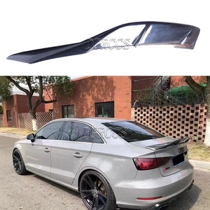 A3 S3 RS3 8V ชุดแต่งภายนอกรถยนต์หรูหรา รุ่น R คาร์บอนไฟเบอร์ สปอยเลอร์หลัง ปีกหลังคา ปี 2013-2020 - Product Image 1