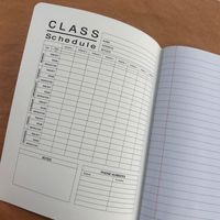 Carnet Marbré A5 100 Feuilles Impression Personnalisée CMJN Cahier de Composition Scolaire Étudiant Pas Cher avec Reliure Cousue