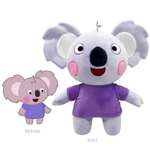 CE ASTM CPC OEM animales de peluche juguete de peluche haz tus propios juguetes de peluche personalizado Koala juguete de peluche personalizado