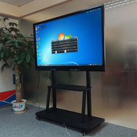 Écran tactile Smart Board interactif d'approvisionnement d'usine tout en un tableau blanc numérique avec interaction multi-écrans pour l'éducation