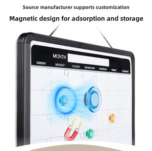Calendario Colgante para Oficina y Hogar, Pizarra Magnética para Niños con Mensajes, de Metal y Plástico - Product Image 6