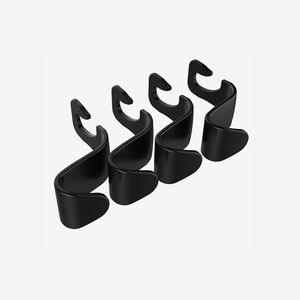 Lot de 4 crochets de rangement ABS pour appuie-tête de siège auto, organisateur d'accessoires intérieurs - Product Image 5