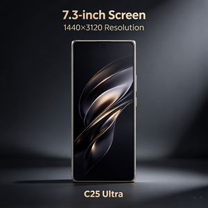 Teléfono inteligente Android C25 Ultra OEM económico con pantalla HD, batería de larga duración de 8000 mAh, 16 GB de RAM, teléfono móvil desbloqueado, smartphone 5G - Product Image 4