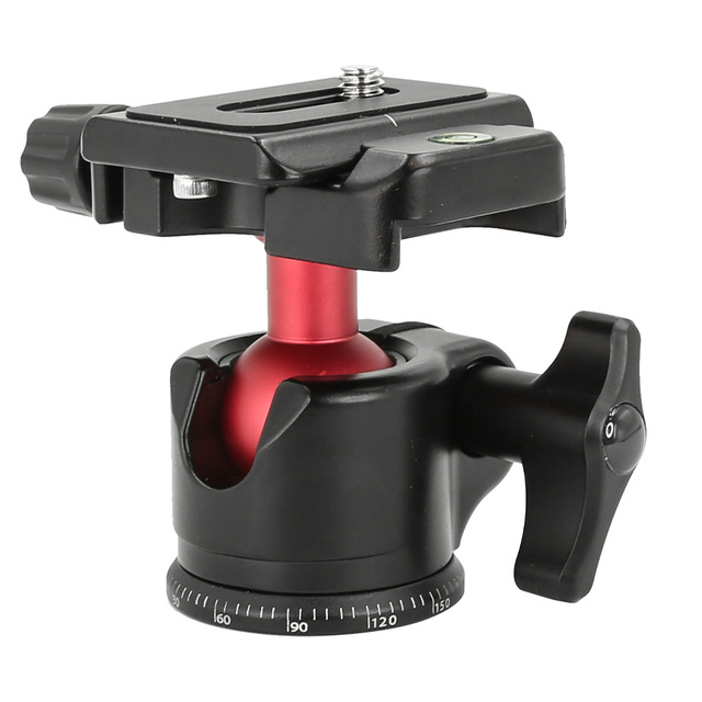 360 Degree Rotating Panoramic Head Video DSLR Ball Head Digital Camera Tripod  Mount Mini Ball Head for Tripod DSLR Camera